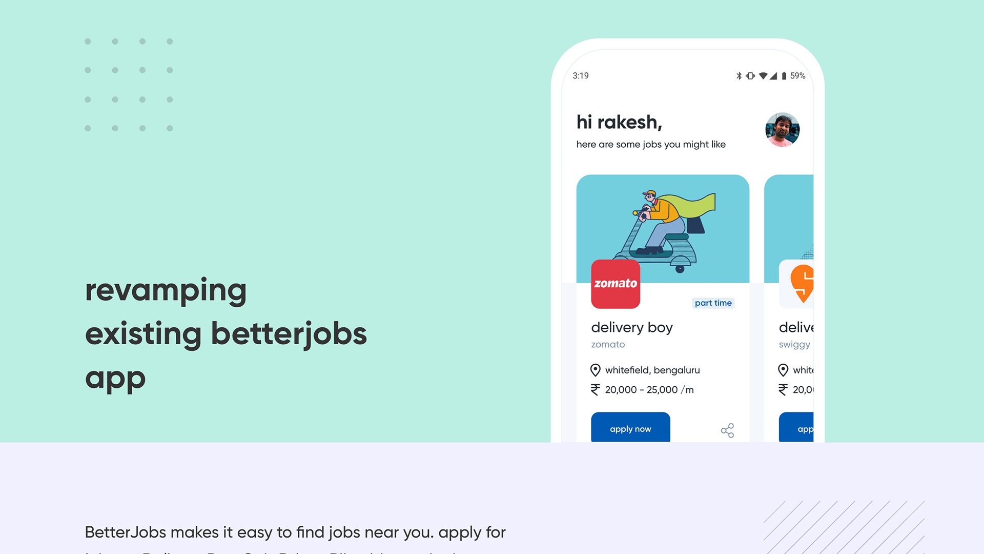 Job Application, slide 1