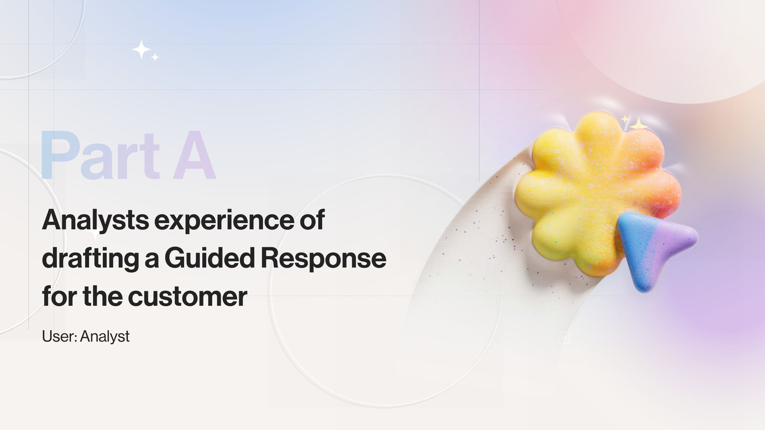 Guided Response - Part A · Analyst experience, slide 1