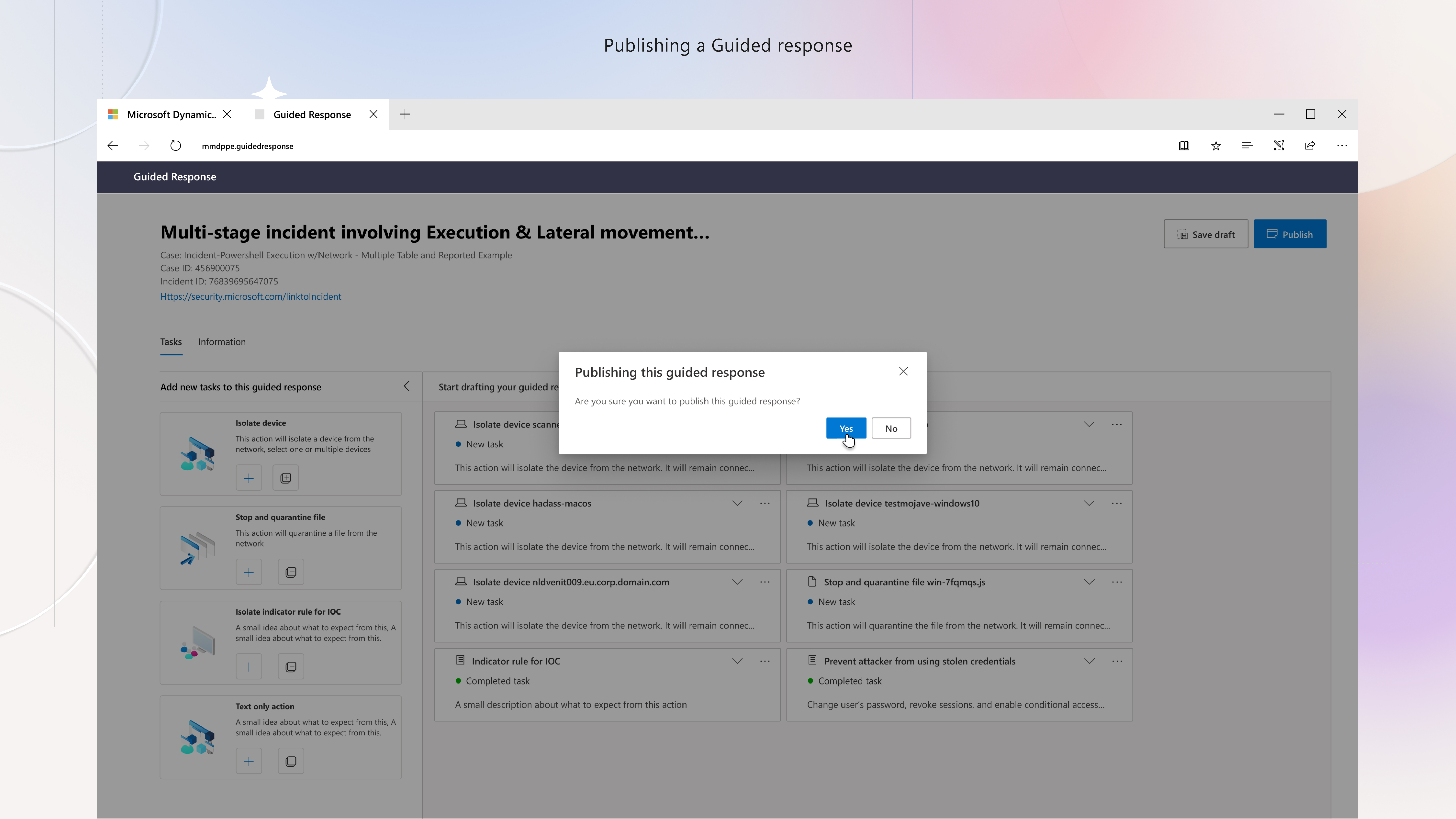 Guided Response - Part A · Analyst experience, slide 43
